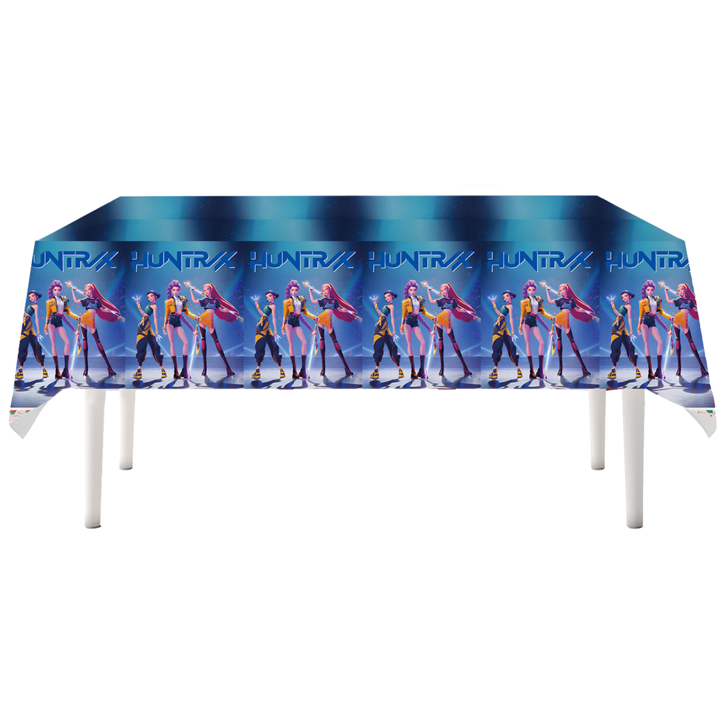 Kpop Demon Hunters Party Supplies Set – 20 Plates, 40 Napkins, Tablecloth & Cake Topper | Teen Birthday Bundle